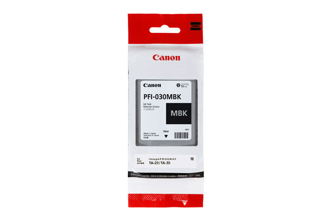 Canon PFI-030 MBK Cartouche d'Encre Noir Mat, Originale