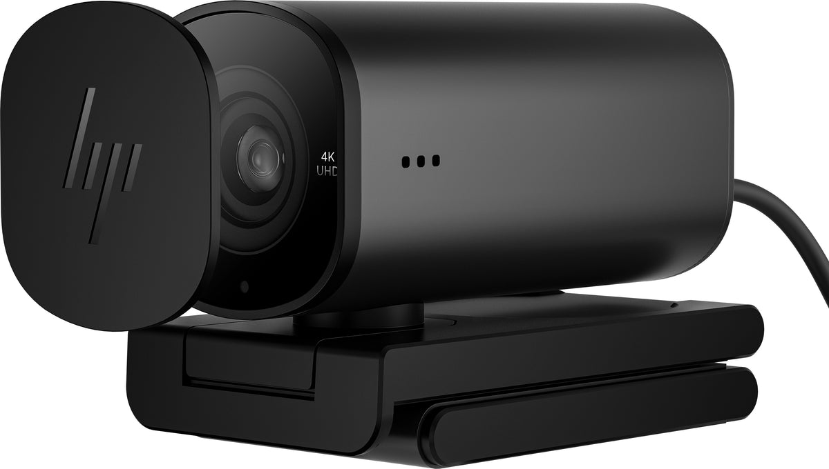 HP Webcam de diffusion 4K 965, 8 MP, Ultra HD, USB, Noir