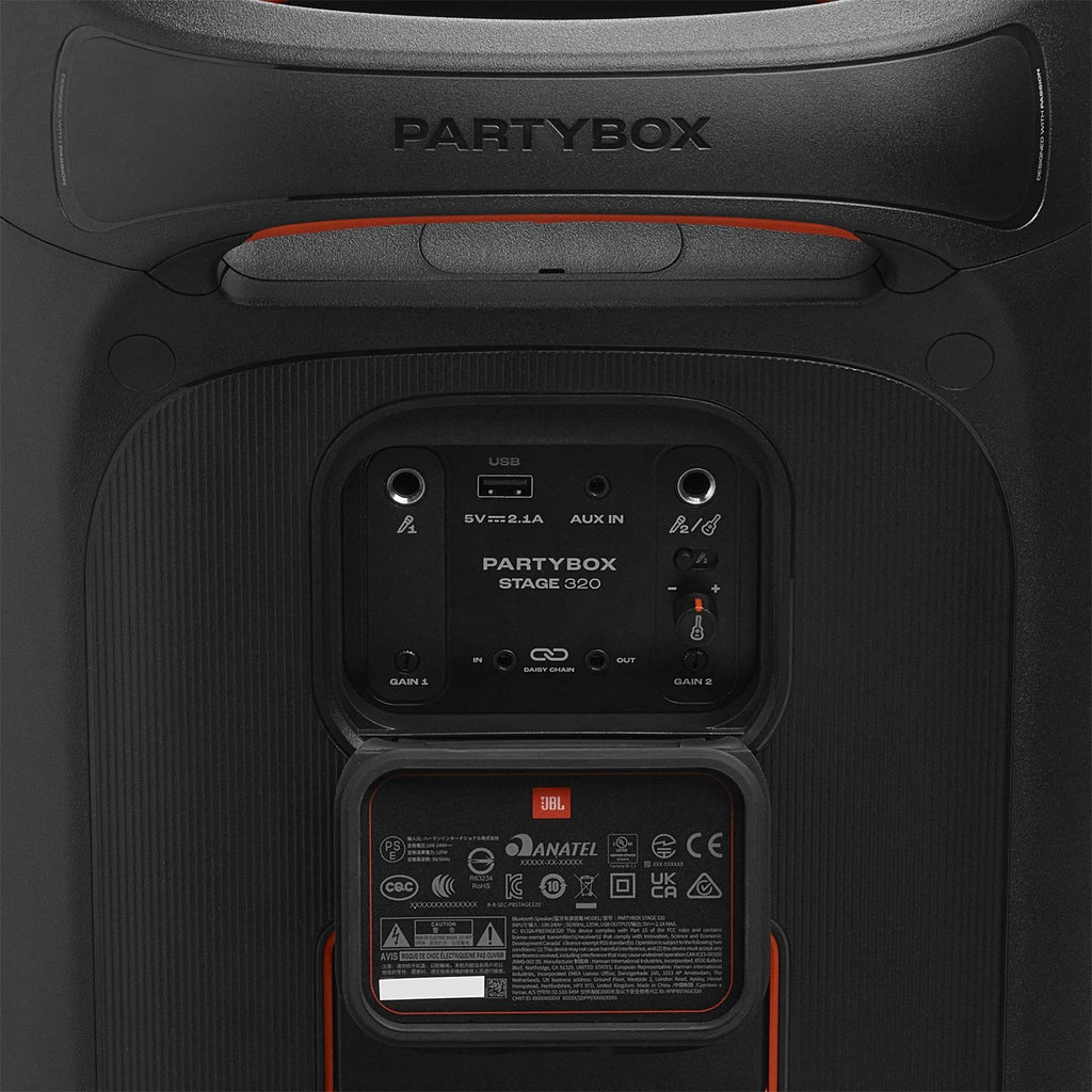 JBL PartyBox STAGE 320 Orateur du parti Noir 240 W - vue 6