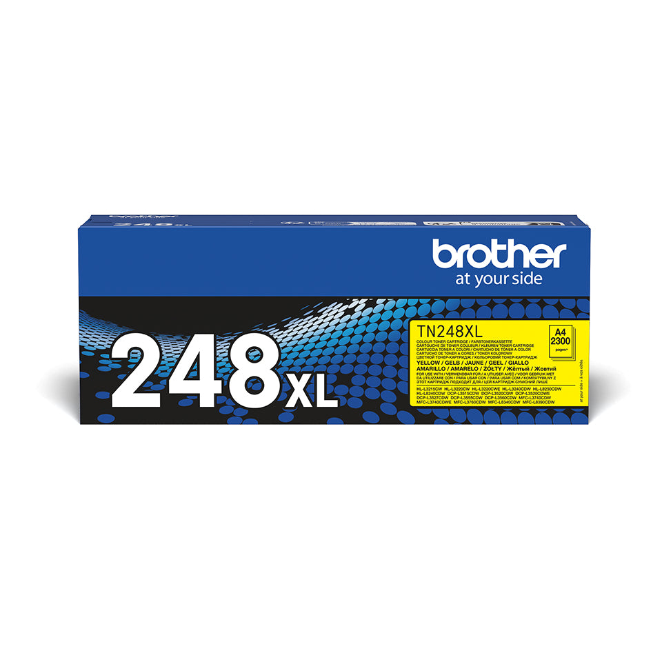 Brother TN-248XLY Cartouche de Toner Haute Capacité, Jaune, Originale