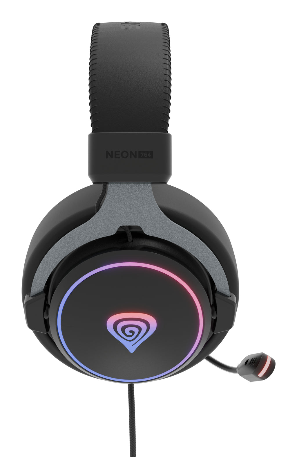 GENESIS Neon 764 Casque Avec fil Arceau Gaming USB Type-A Noir