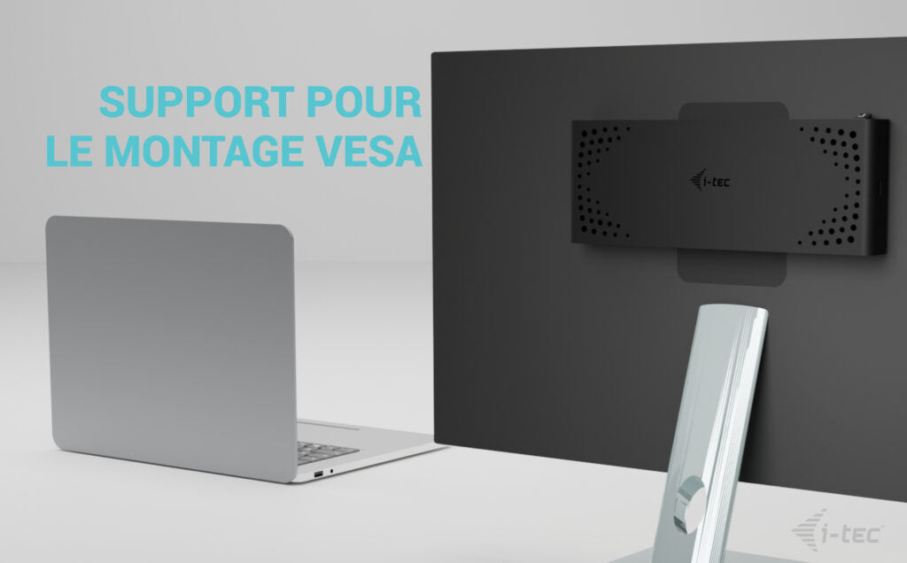 i-tec Station d'accueil Universelle Dual 4K avec Power Delivery 85W