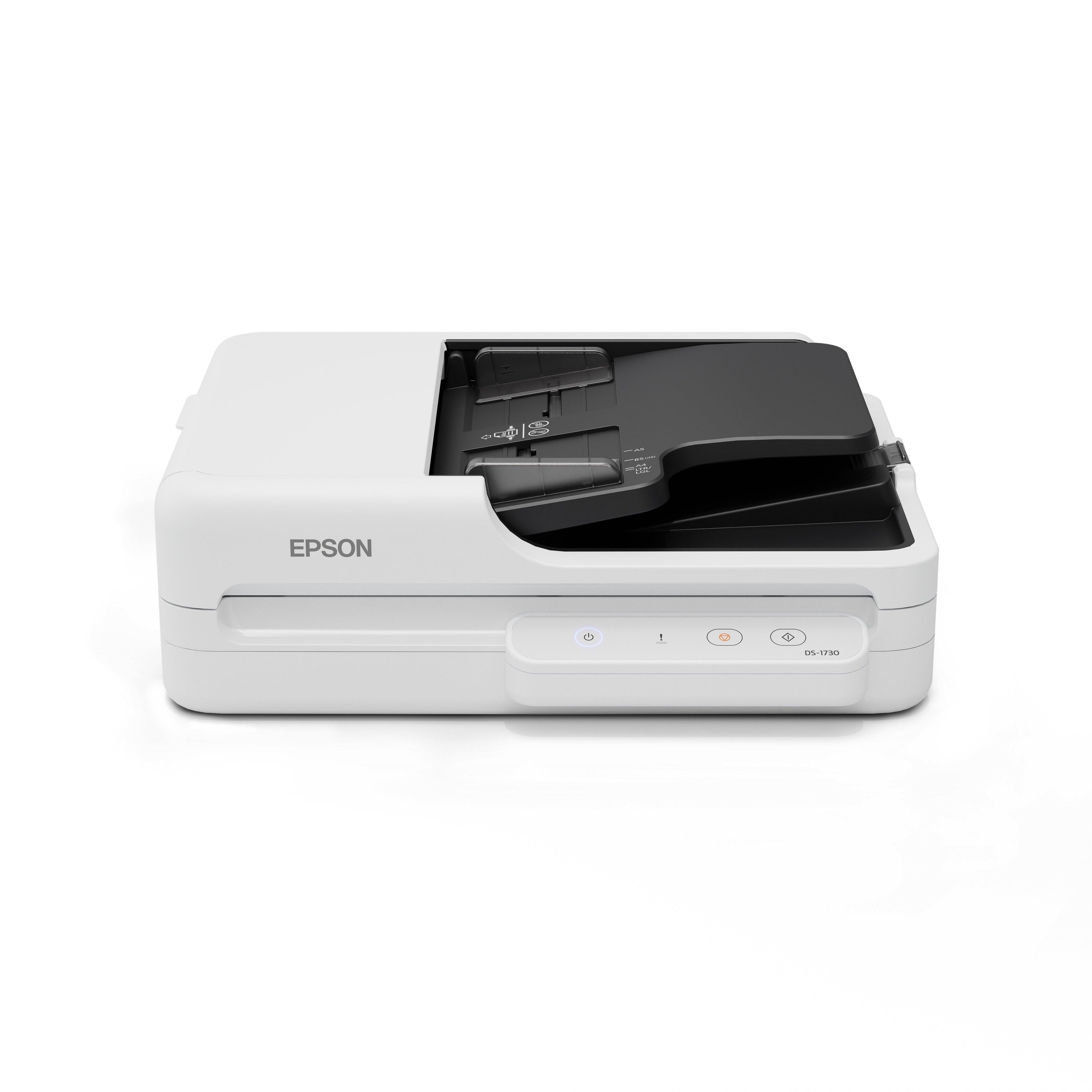Epson WorkForce DS-1730 Scanner à plat et chargeur automatique 1200 x 1200 DPI A4 Noir, Blanc