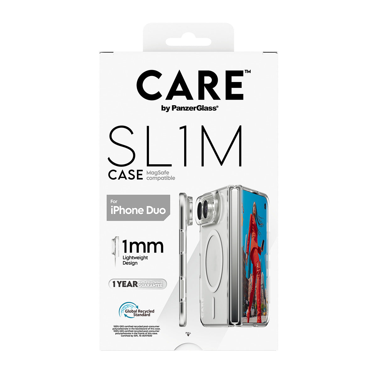 CARE™ by PanzerGlass® SL1M Case Transparent iPhone