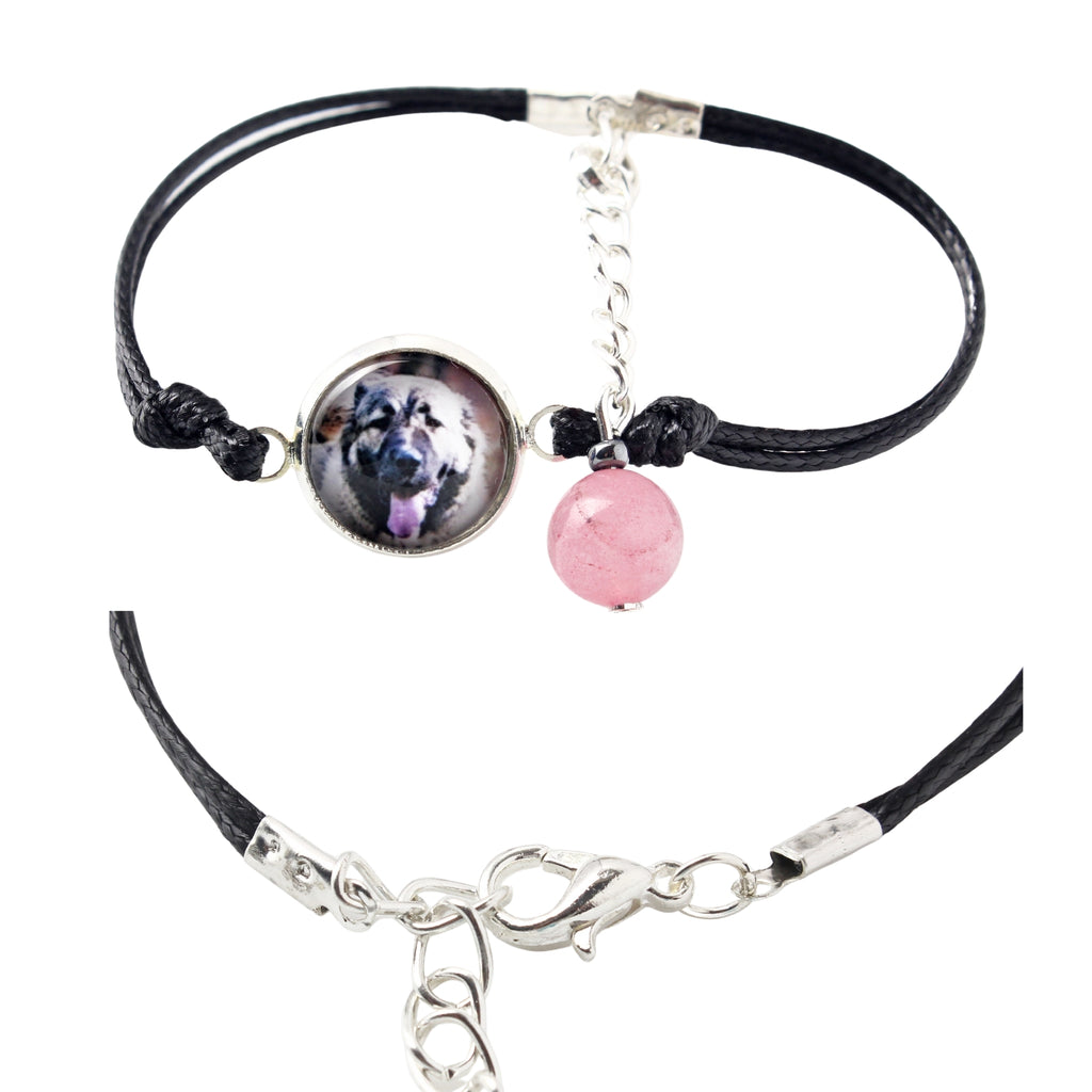 Caucasian Shepherd Dog, Caucasian Ovcharka - bracelet in a box with your photo, feminine jewelry, perfect gift from Art-Dog brand