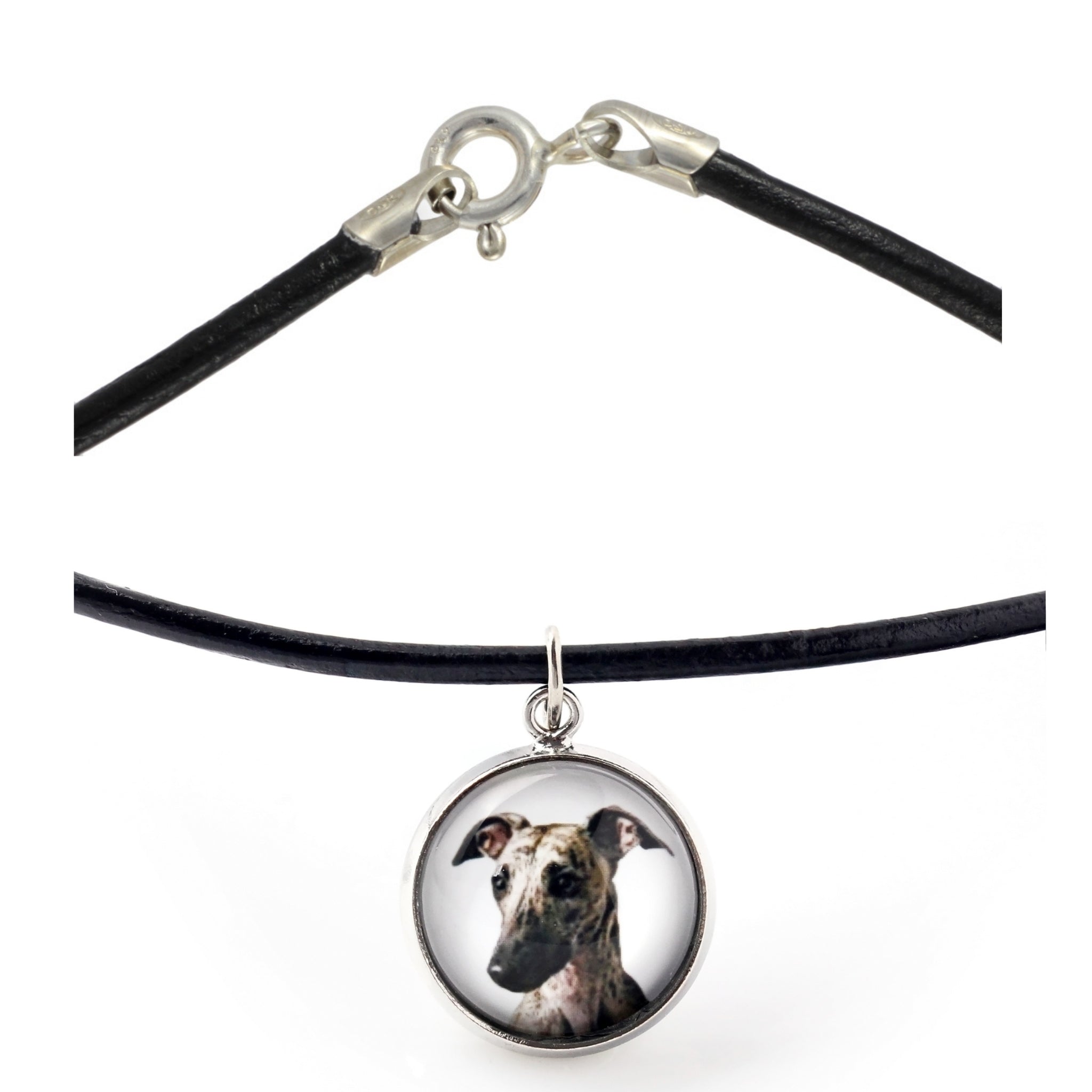 Whippet - necklace in a box, elegant decoration, pendant from the Art-Dog brand