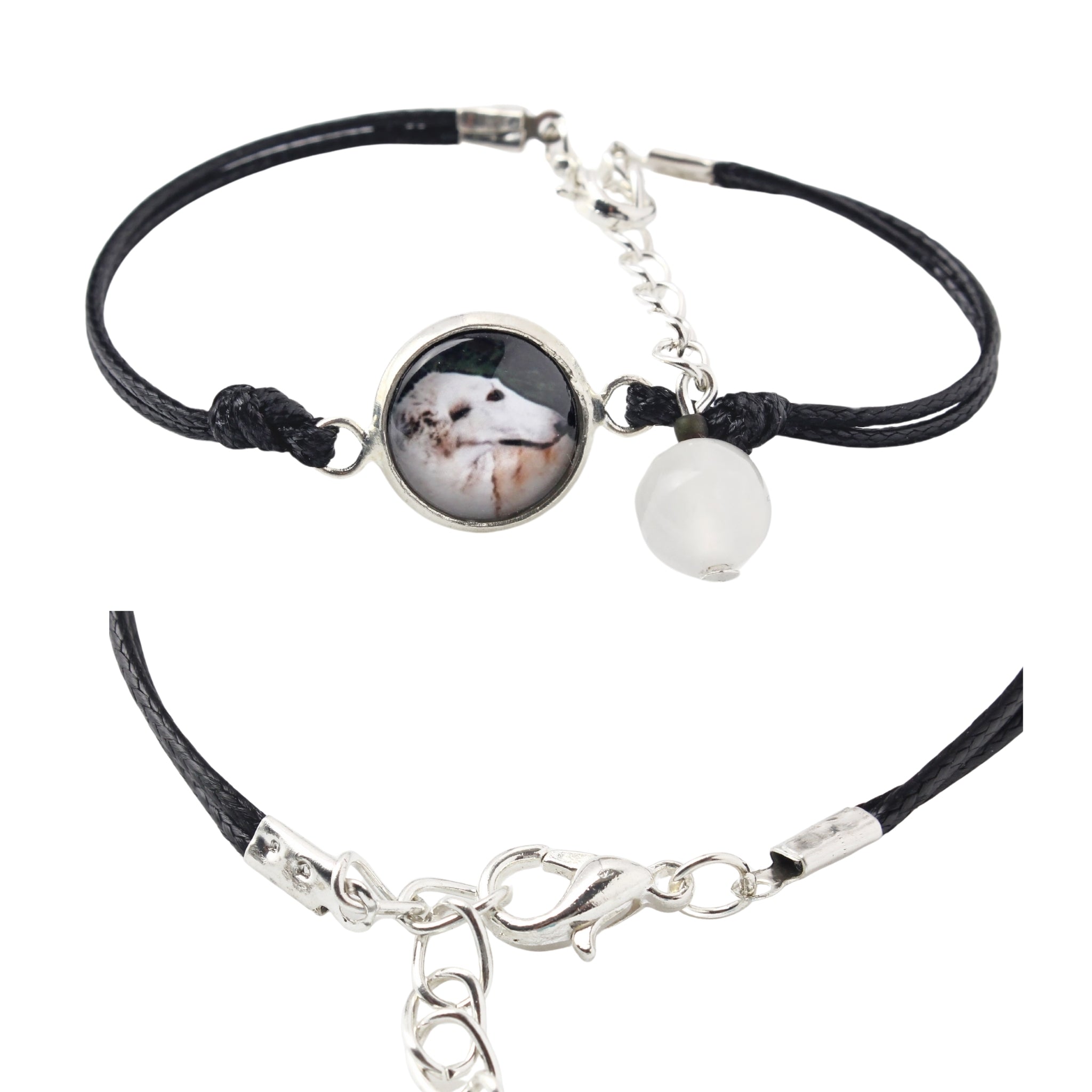 Borzoi, Russian Hunting Sighthound, Russian Wolfhound - bracelet in a box with your photo, feminine jewelry, perfect gift from Art-Dog brand