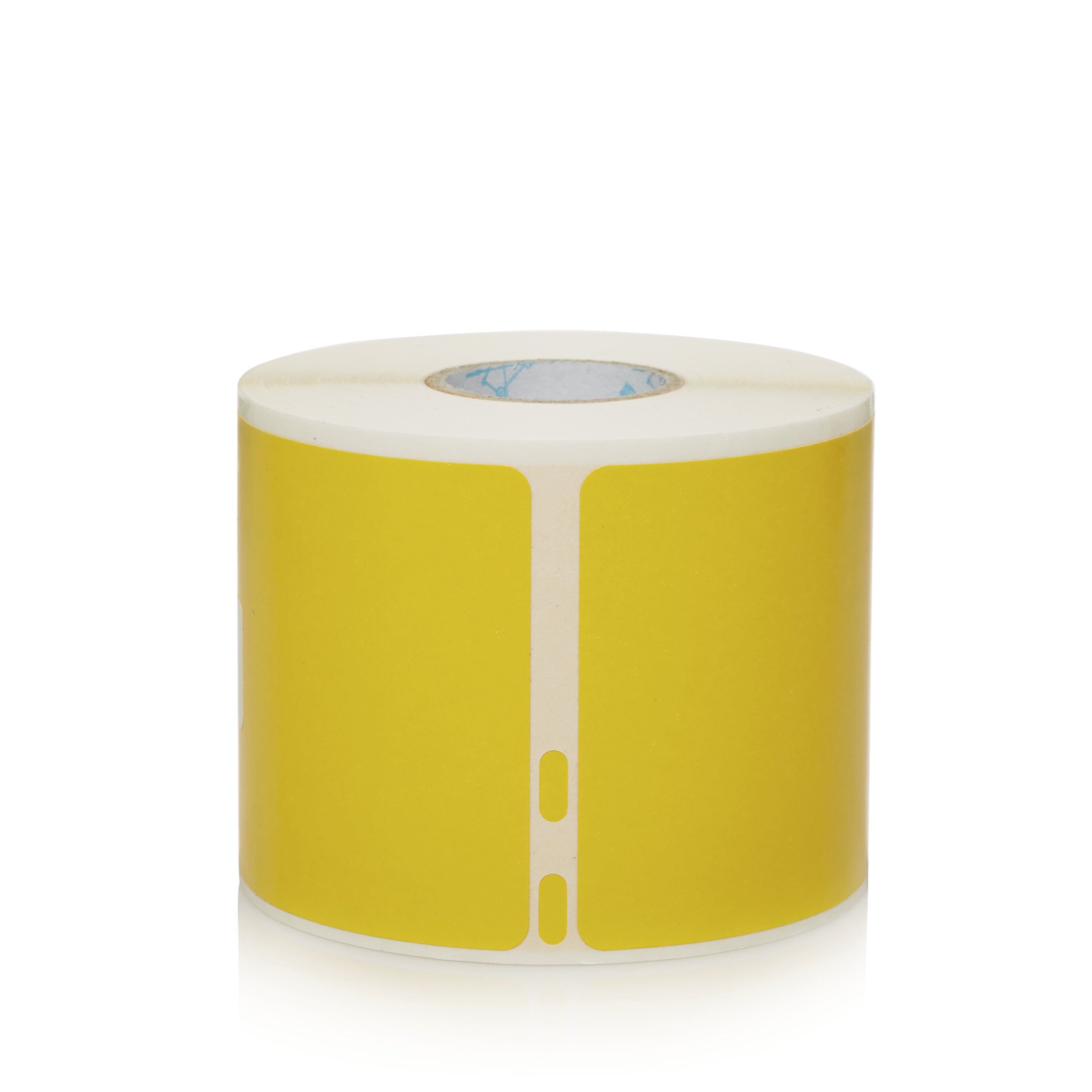 DYMO LW grandes étiquettes authentiques d'expédition / insignes de nom authentiques | Impression noire sur étiquette jaune | 54 mm x 101 mm | Auto-adhésif | Rouleau de 220
