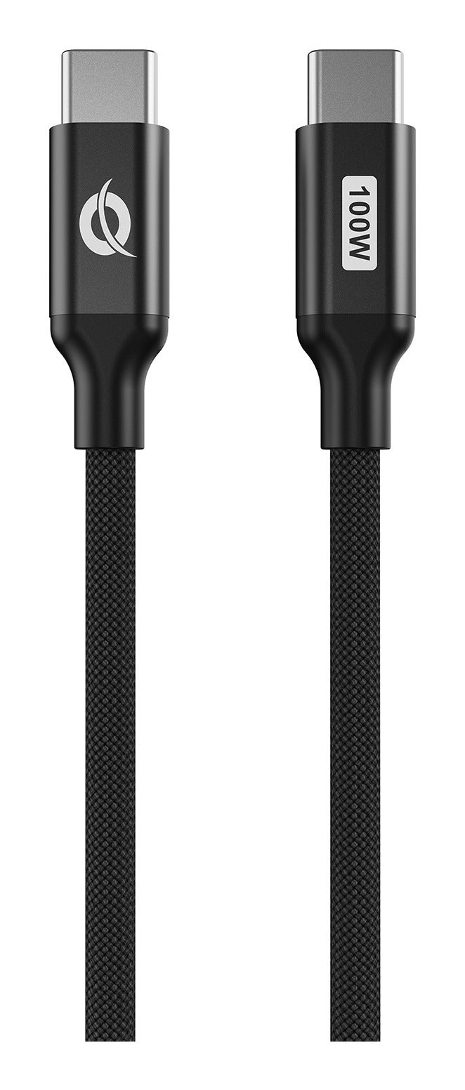 Conceptronic ETTA09B12 câble USB USB 2.0 1,2 m USB C 0,48 Gbit/s 100 W Noir