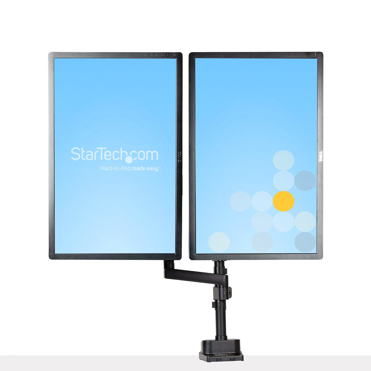 StarTech.com Support Double Écran PC Bras Double Moniteur VESA 32" 8kg Empilables Verticalement