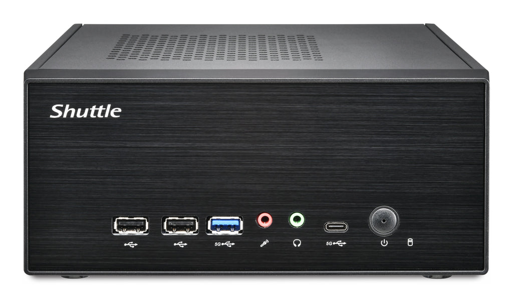 Shuttle XPC slim Barebone XB860G2 - S1851, Intel H860, 1xDP, 2xHDMI, 2 PCIe Slots (1x 16X & 1x X1), 2x Intel LAN (1G + 2