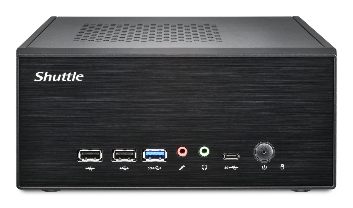Shuttle XPC slim Barebone XB860G2 - S1851, Intel H860, 1xDP, 2xHDMI, 2 PCIe Slots (1x 16X & 1x X1), 2x Intel LAN (1G + 2