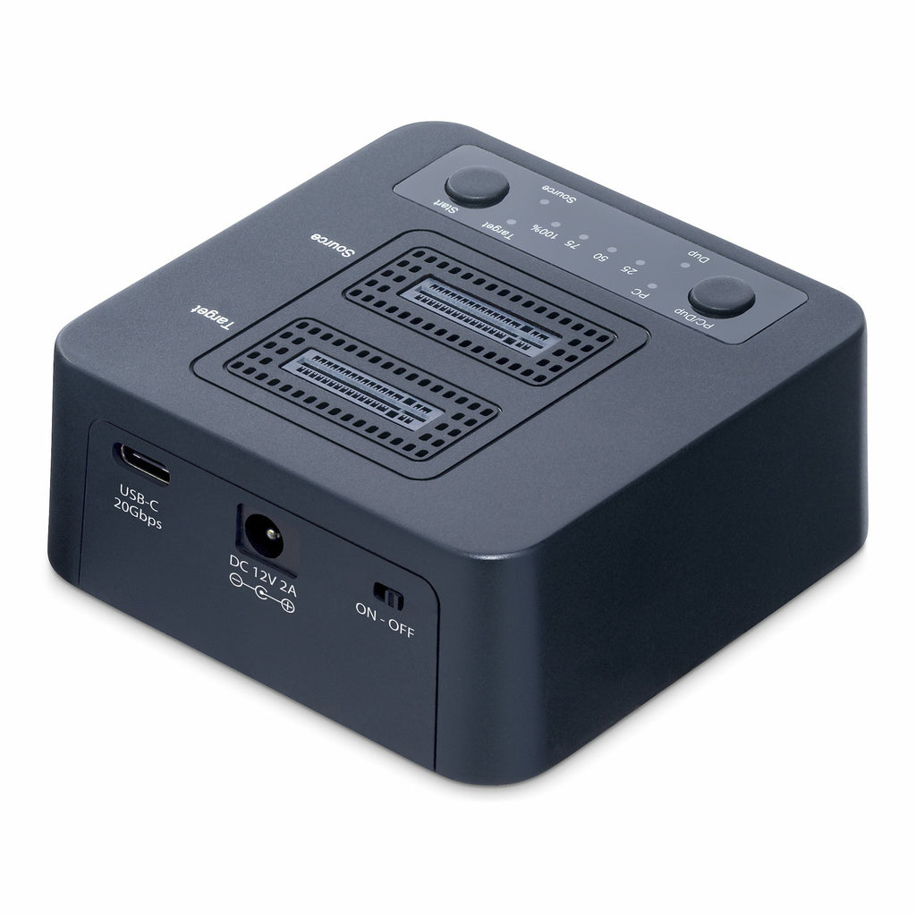 StarTech.com Duplicateur de Disque M.2 NVMe 1:1, Clonage Autonome jusqu'à 90Go/min, Station d'Accueil USB 3.2 20 Gbps, D