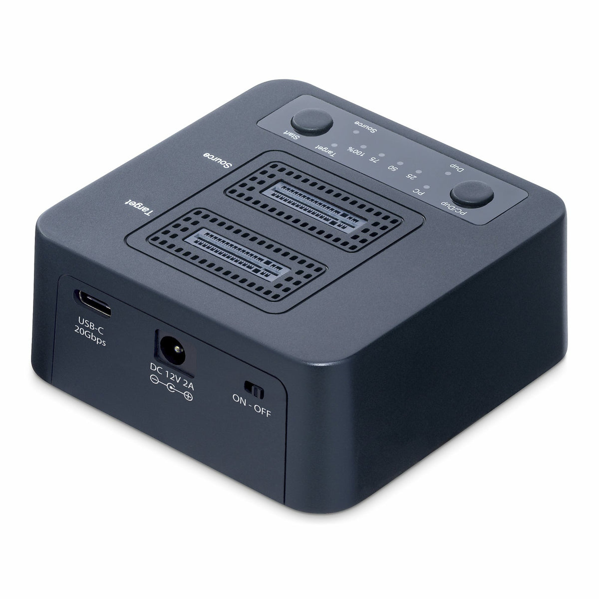 StarTech.com Duplicateur de Disque M.2 NVMe 1:1, Clonage Autonome jusqu'à 90Go/min, Station d'Accueil USB 3.2 20 Gbps, D