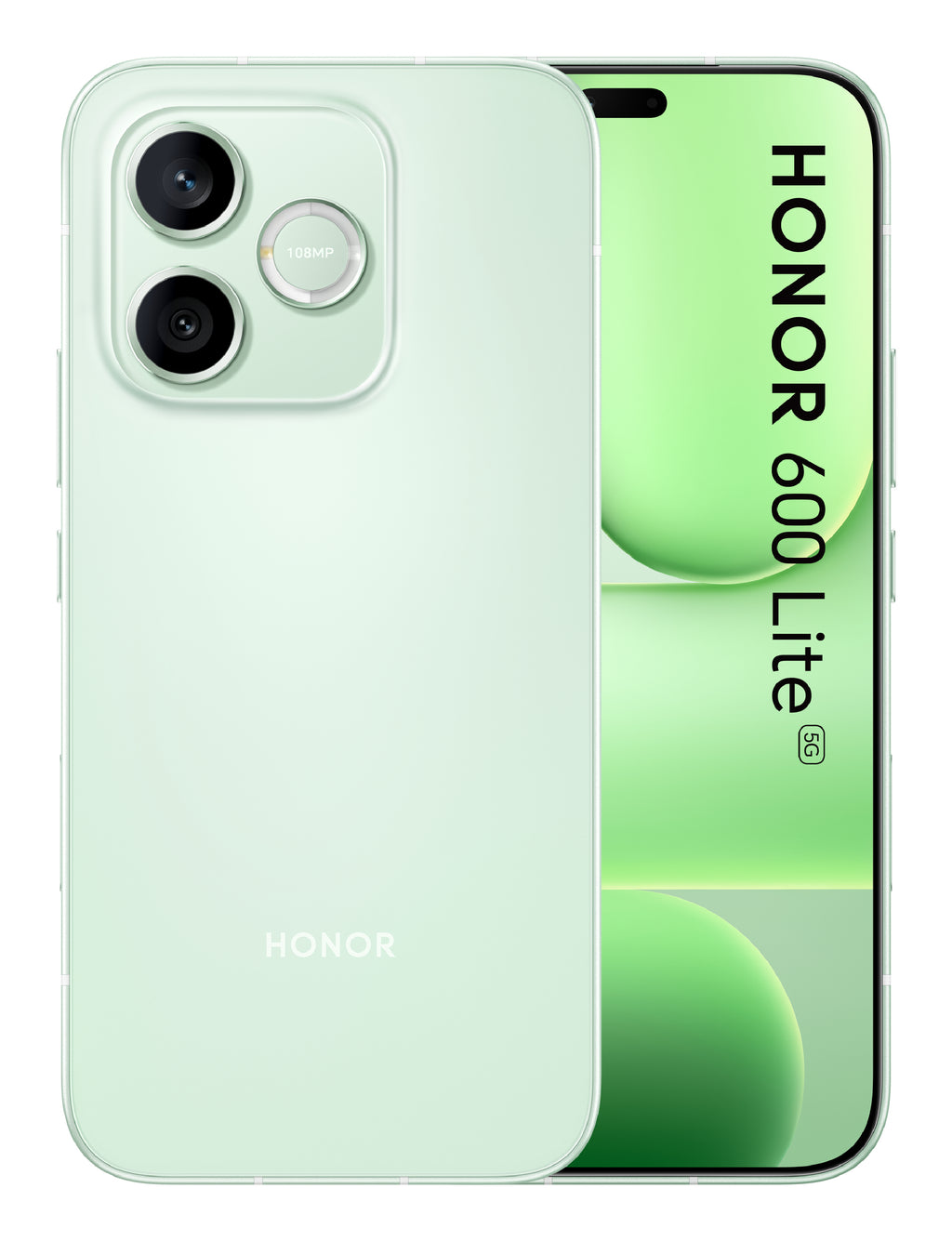 Smartphone Honor 600 Lite 6.6" 5G, 128 Go, 8 Go RAM, Batterie 6520 mAh, Android 16.0, Vert