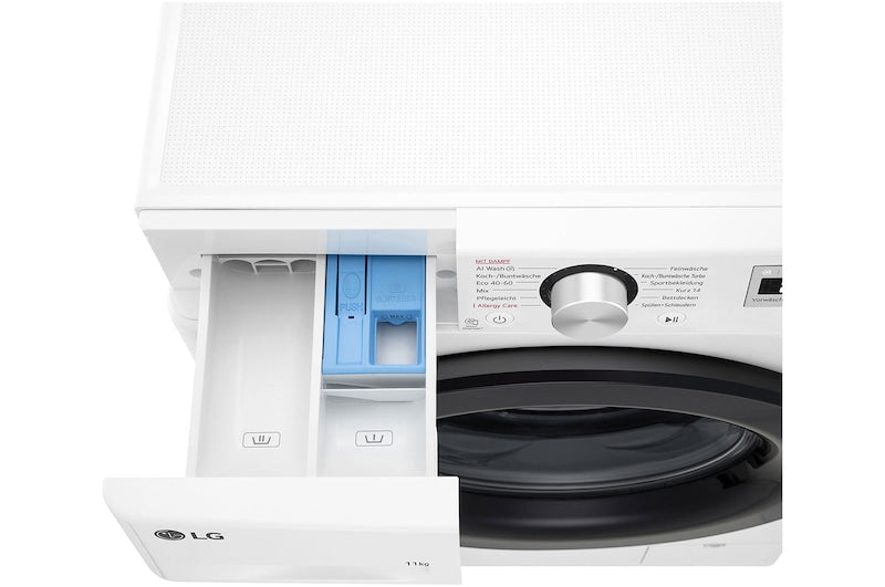 LG F4WR4016 machine à laver Charge avant 11 kg 1350 tr/min Blanc