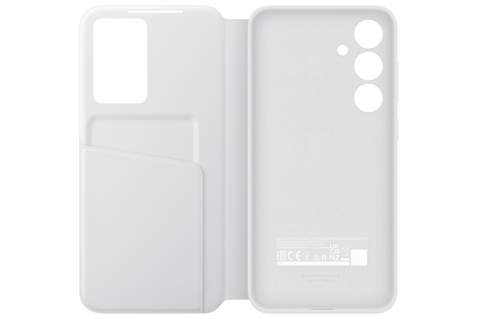 Samsung Samsung Coque Smart View avec porte-carte pour Galaxy S24 FE