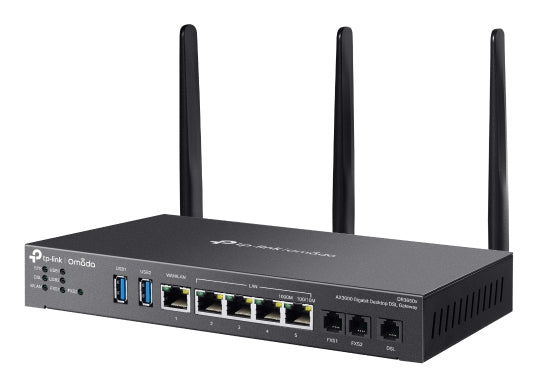 TP-Link Omada AX3000 Routeur Sans Fil Gigabit Ethernet Bi-bande 2,4 GHz / 5 GHz, Noir