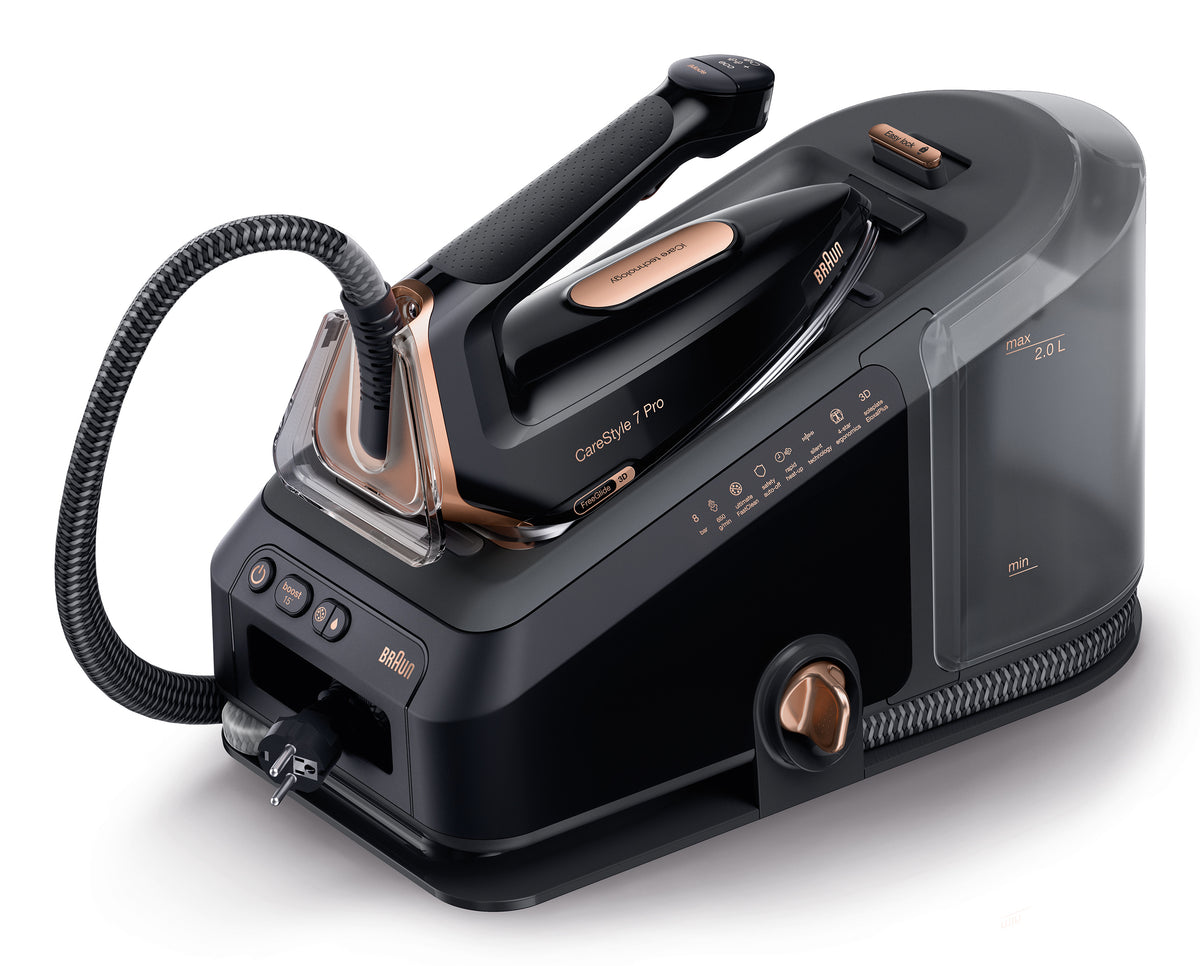 Braun CareStyle 7 Pro IS 7286 Centrale Vapeur 2700 W, Semelle EloxalPlus, Noir