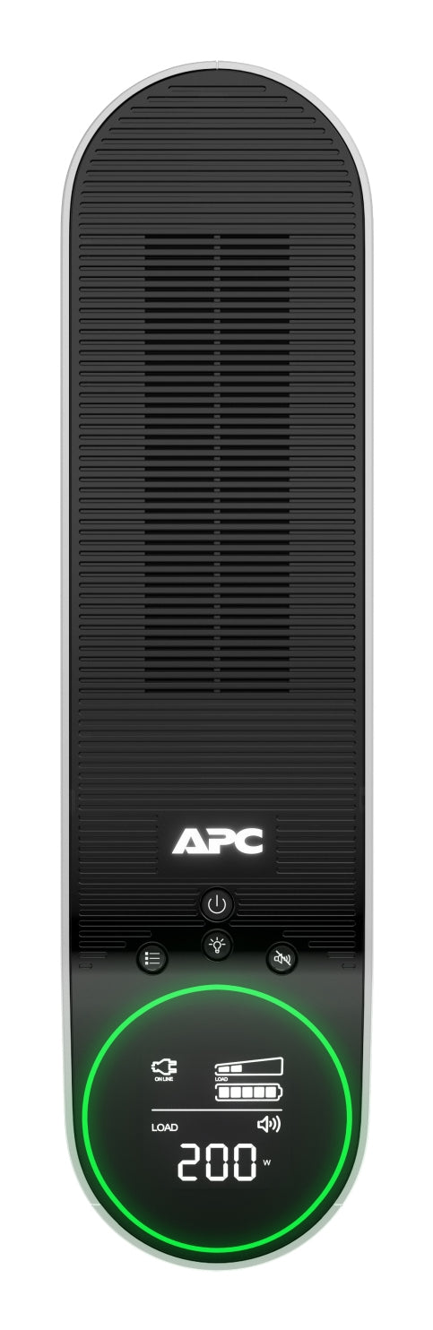 APC Back-UPS Pro for Gaming, 2200VA/1320W, Tower, 230V, 4x Schuko and 2x IEC C13 outlets, RGB Lights, Pure Sine Wave, Ar