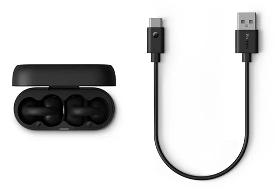 Philips 2000 series TAQ2000BK Casque True Wireless Stereo (TWS) Clip d'oreille, Open-ear Appels/Musique Bluetooth Noir