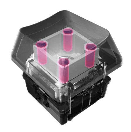ASUS ROG RX PBT Keycap Set, Capuchons de Clavier Noir