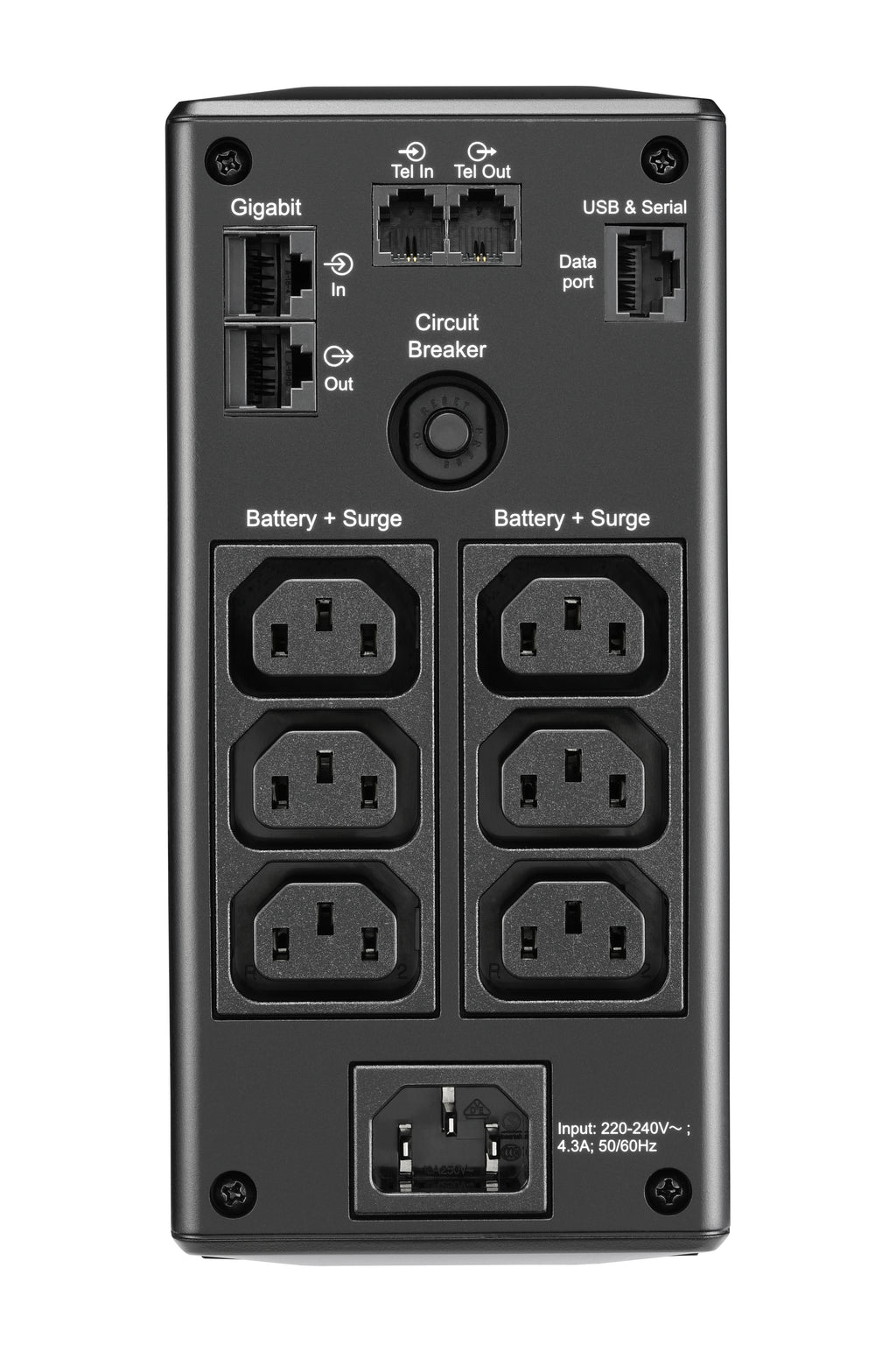 APC BR650MI alimentation d'énergie non interruptible Interactivité de ligne 0,65 kVA 390 W 6 sortie(s) CA