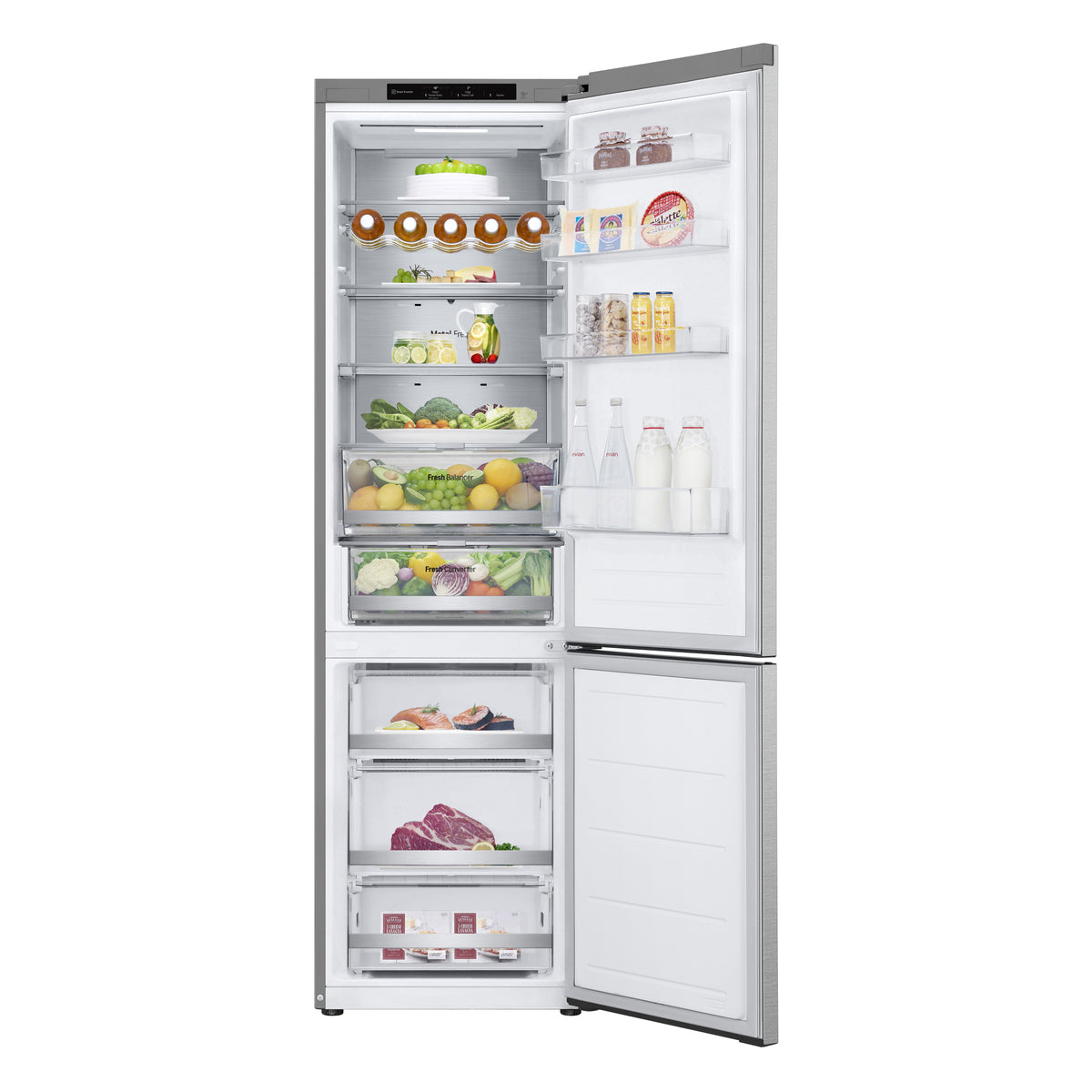 LG GBV7280BMB Pose libre 387 L Acier inoxydable - vue 2