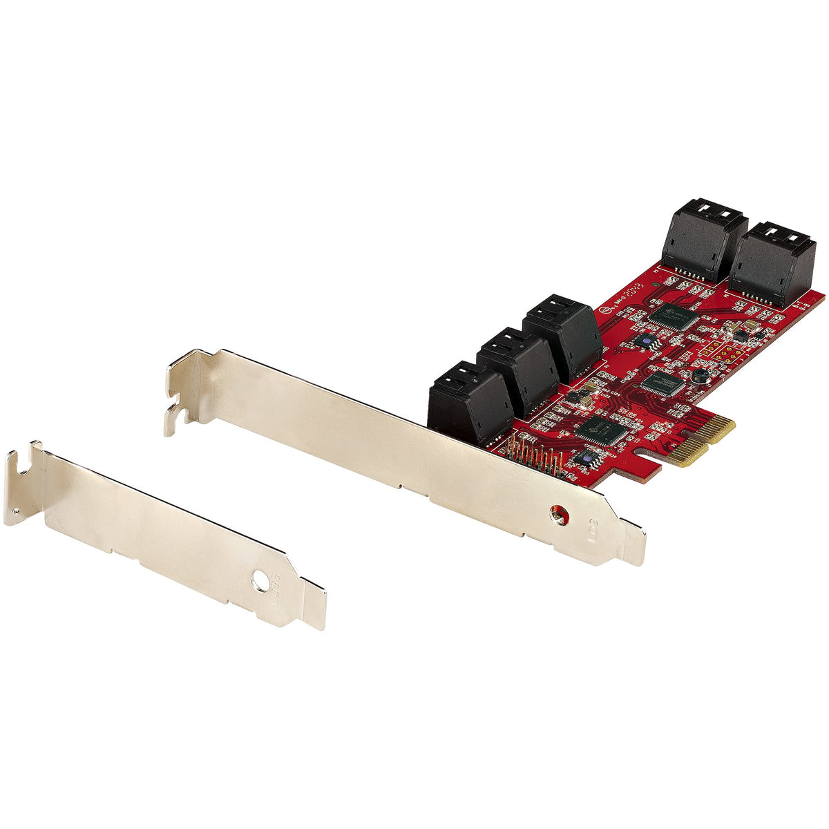 StarTech.com Carte Contrôleur PCIe SATA 10 ports 6Gbps ASM1166 Non-Raid