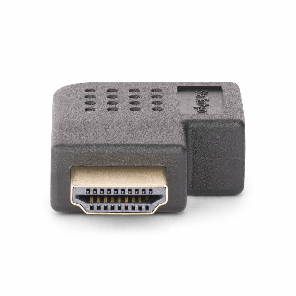 StarTech.com Adaptateur HDMI 2.0 Angle Droit 90 Degrés Mâle vers Femelle 4K 60Hz
