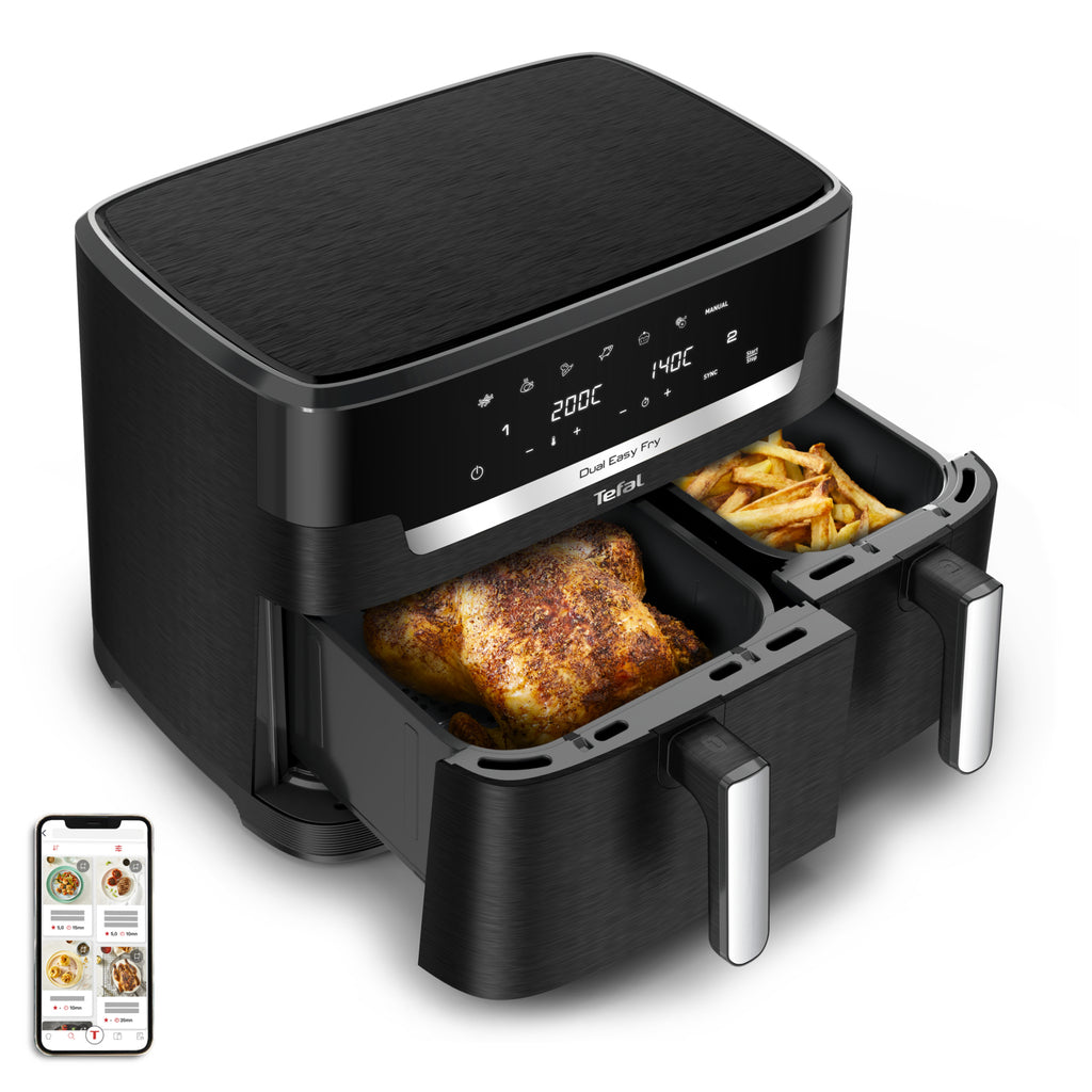 Tefal Dual Easy Fry XXL 11L Heißluftfritteuse EY9428