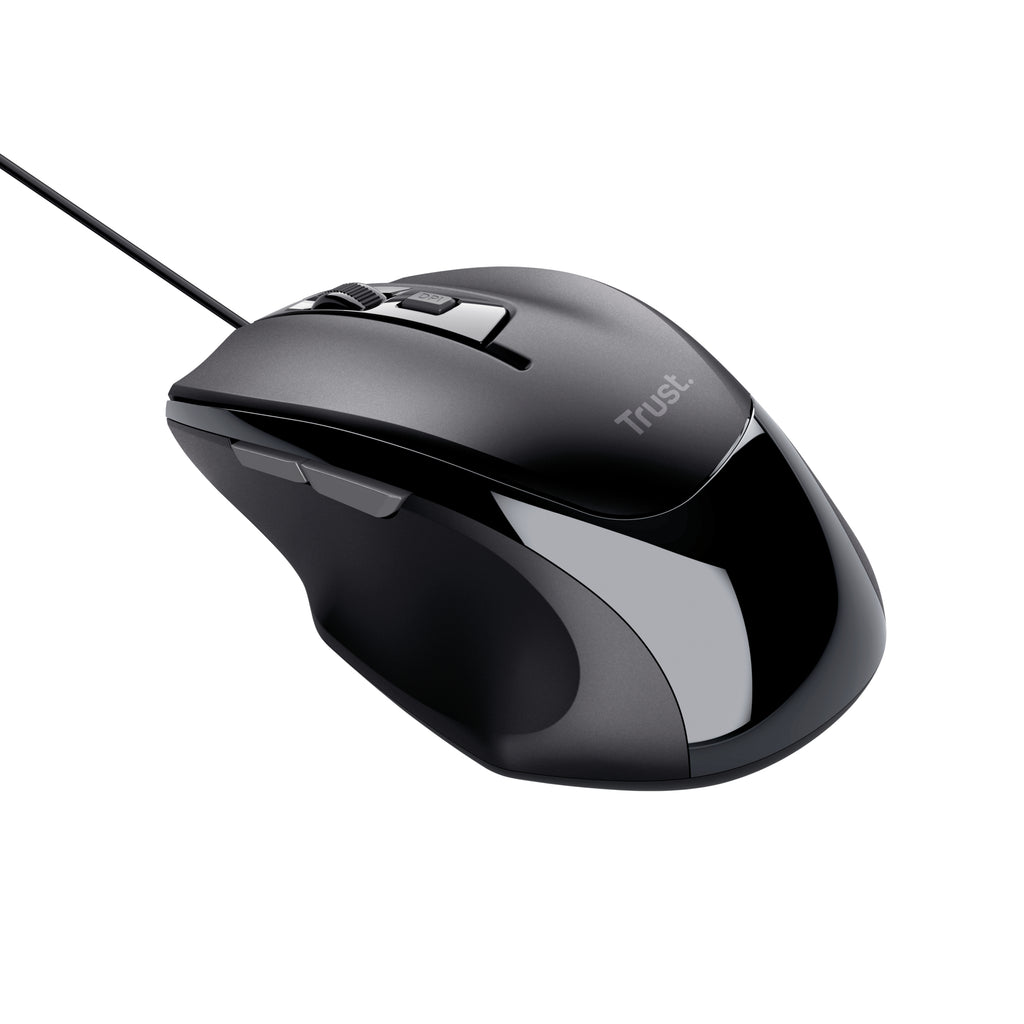 Trust Voca Souris de Bureau Optique pour Droitier, USB Type-A, 2400 DPI