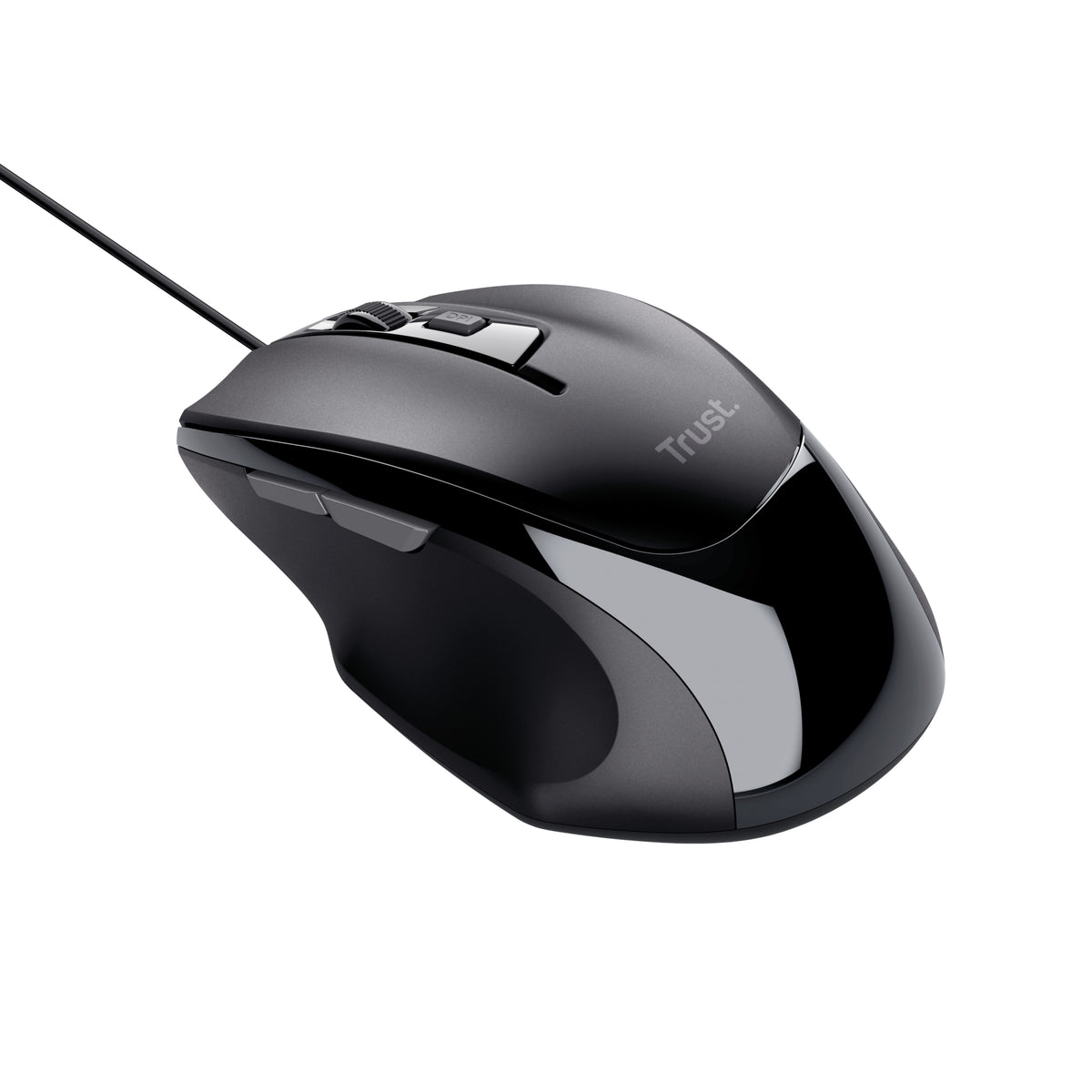 Trust Voca Souris de Bureau Optique pour Droitier, USB Type-A, 2400 DPI
