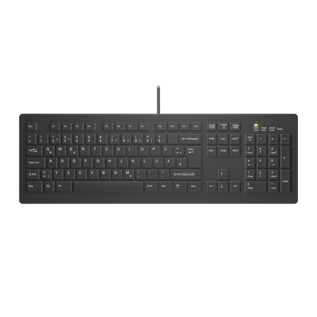 Contour Design Active Key AK-C8100 clavier Médical USB QWERTZ Allemand Noir