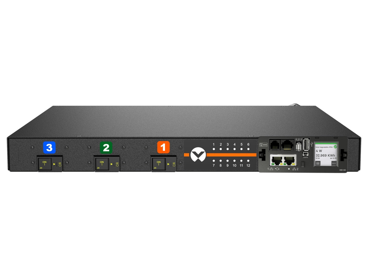 Vertiv Geist DUU5M1R6-12CF17-1S02A0H00-S unité de distribution d'énergie 12 sortie(s) CA 0U Noir