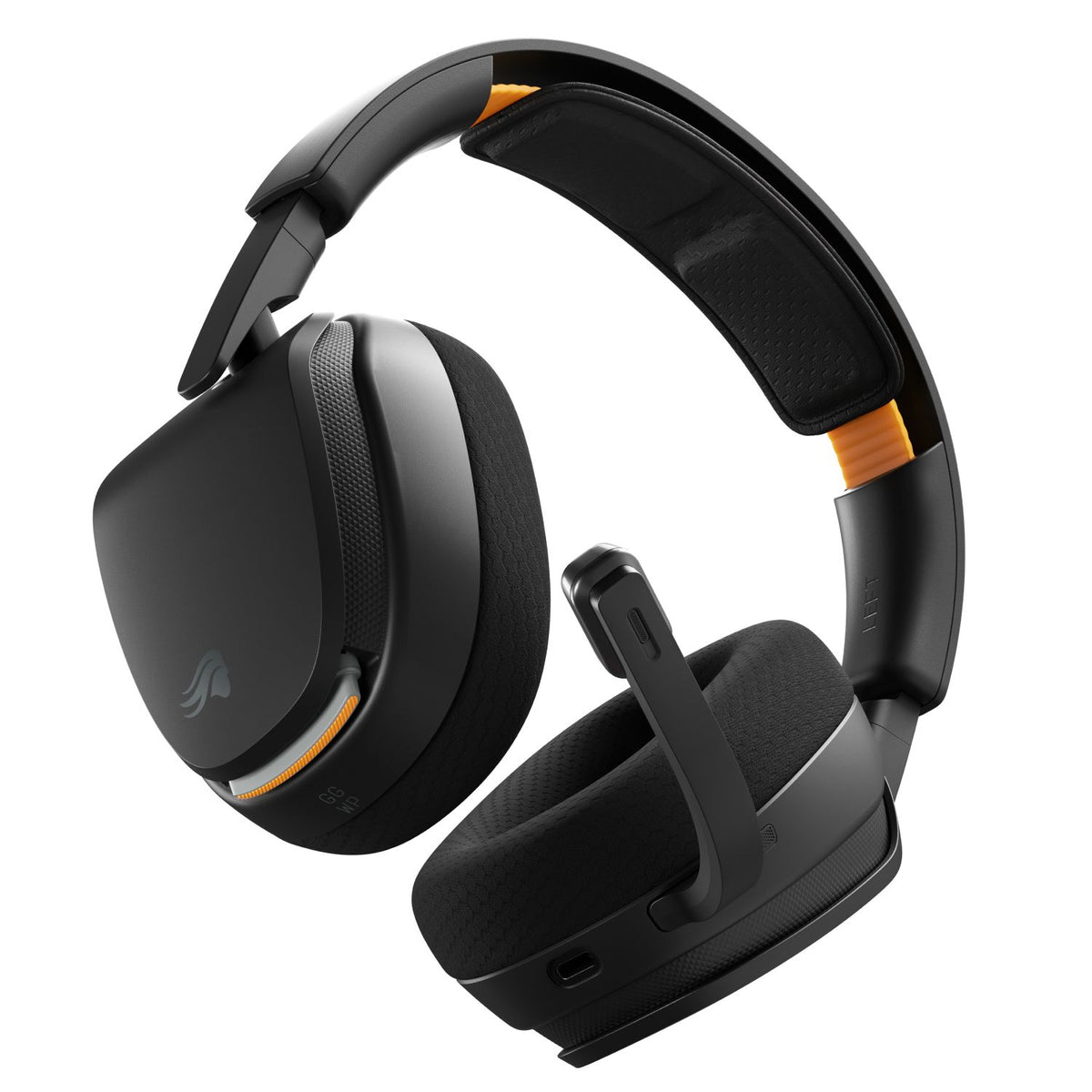 Glorious Gaming GHS Wireless InfinitePlay Casque Sans fil Arceau Bluetooth Socle de chargement Noir