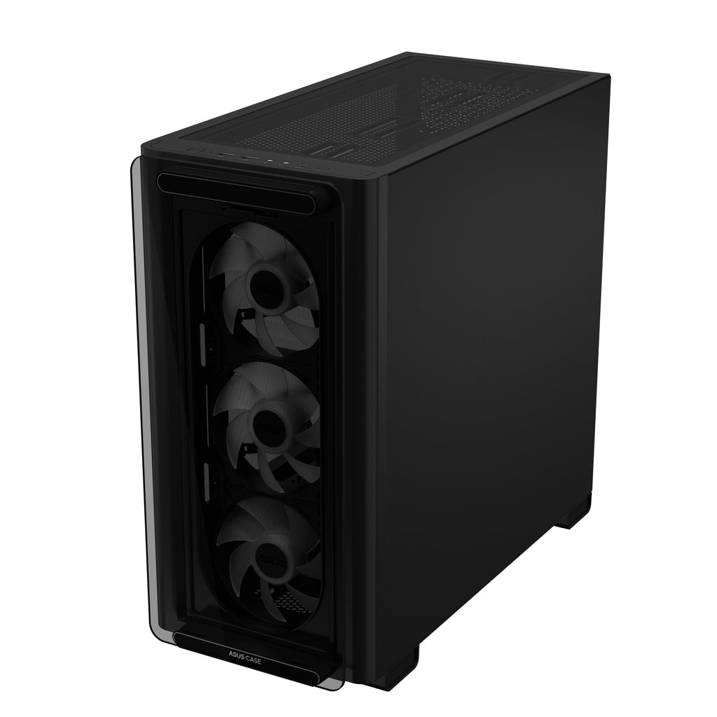 ASUS A23 PLUS TG ARGB Micro Tower, Boîtier PC, Noir