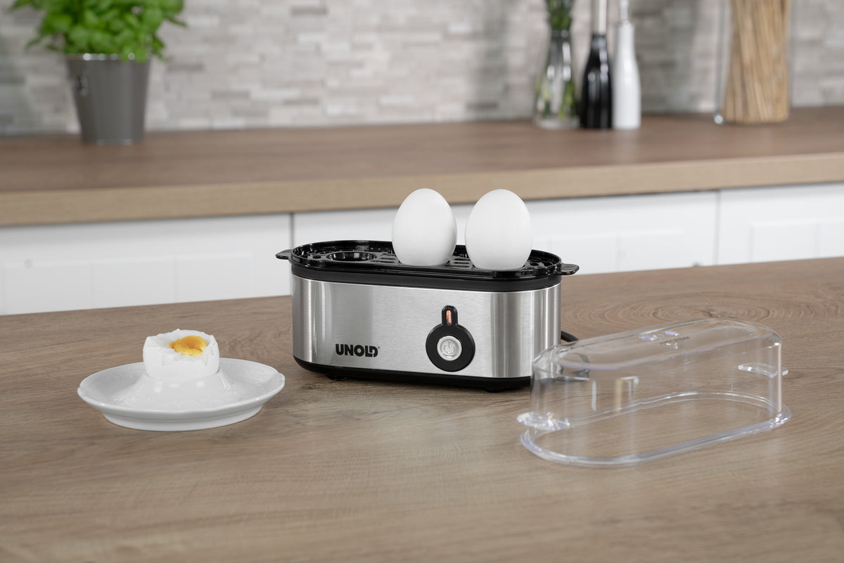 Unold 38610 cuiseur d'oeufs 3 œufs 210 W Acier inoxydable