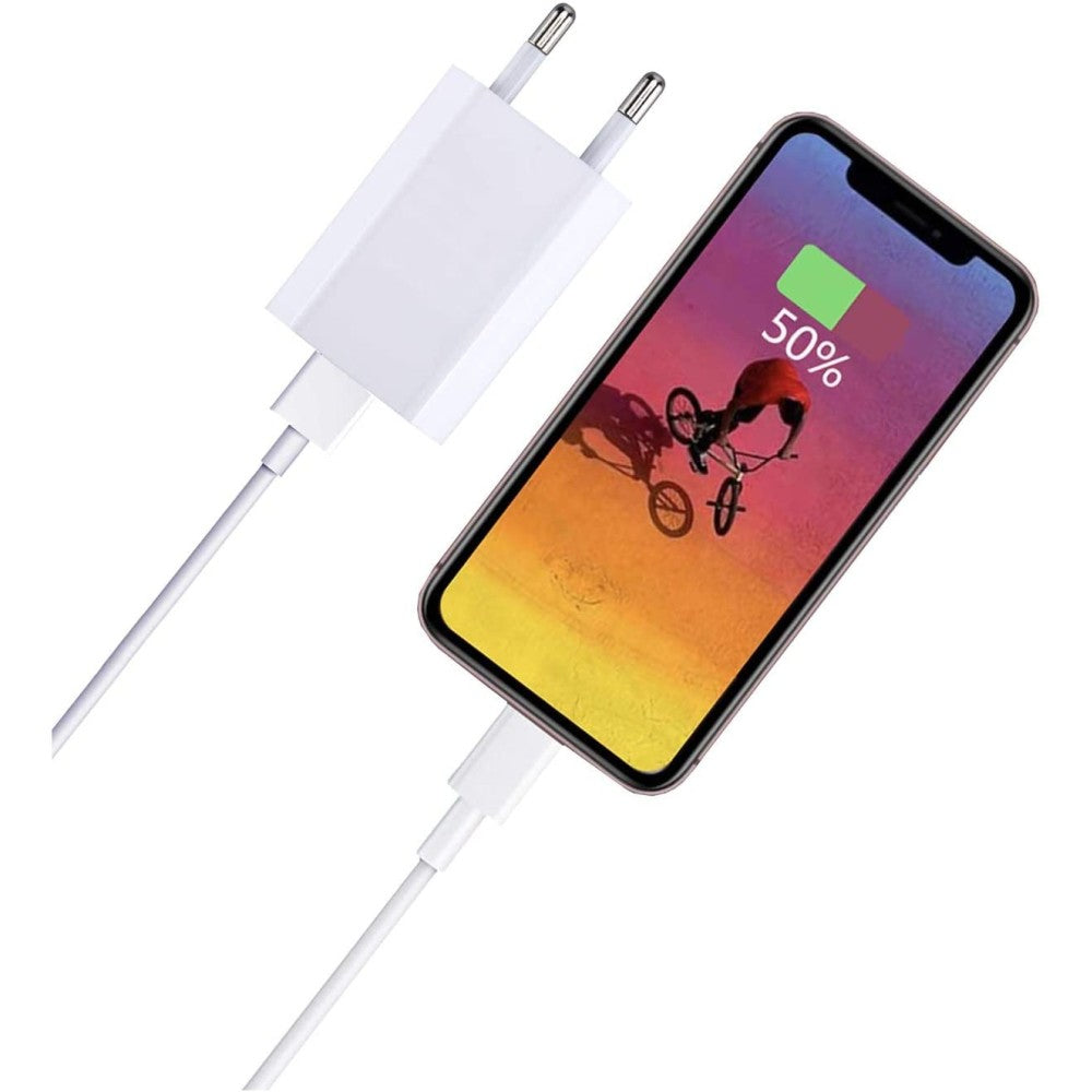 Techly IPW-USB-ECWW chargeur d'appareils mobiles Universel Blanc Secteur Intérieure