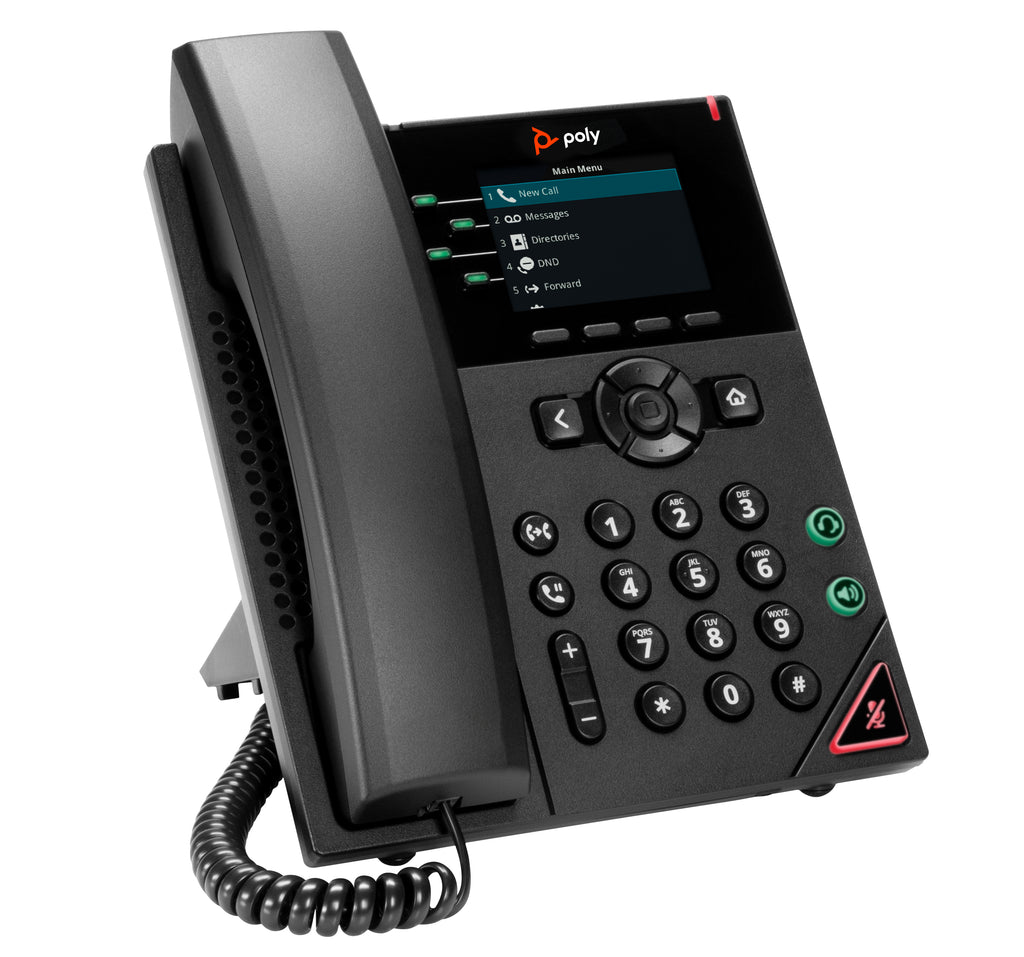 Poly VVX 250 VoIP-telefon Sort