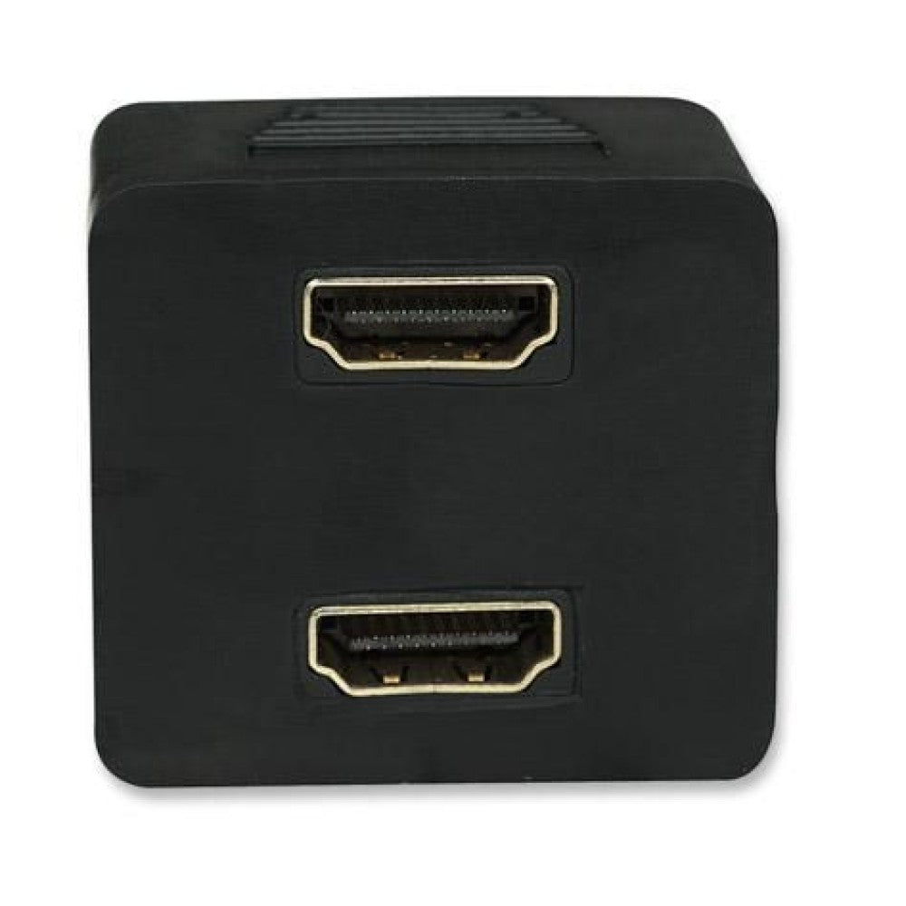 Câble HDMI Type A Standard Mâle vers 2x Femelle, 0,3 m, Noir