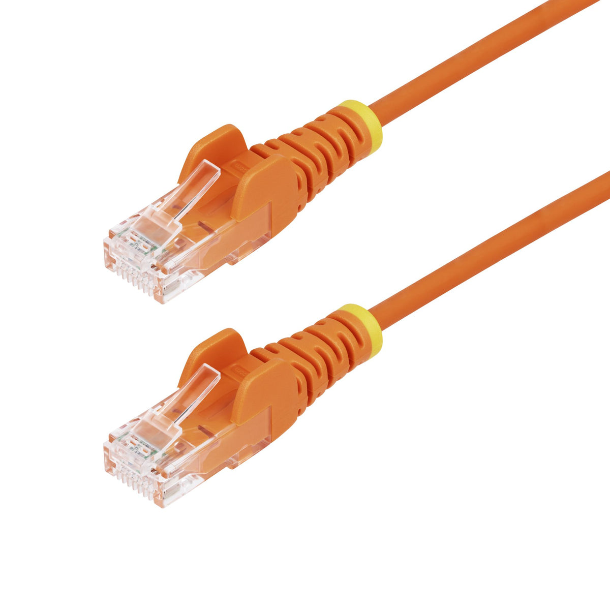 StarTech.com Câble Ethernet CAT6 Orange Fin de 5m, Sans Accroc, 100W PoE, UTP, LSZH, Fil de Cuivre Pur 28AWG, Cordon Pat