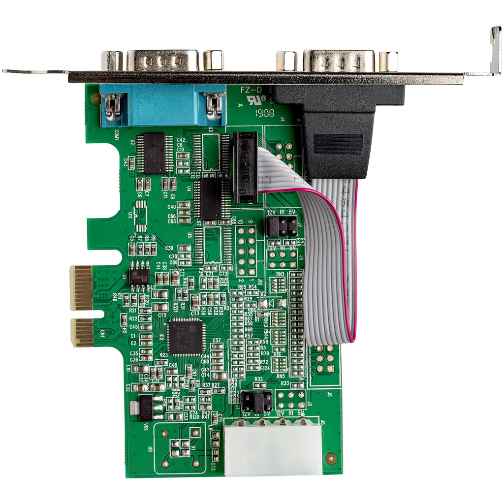 StarTech.com Carte adaptateur PCI Express vers serie RS232 - 2 ports - 16950 UART - Cache FIFO de 256 octets - ASIX AX99