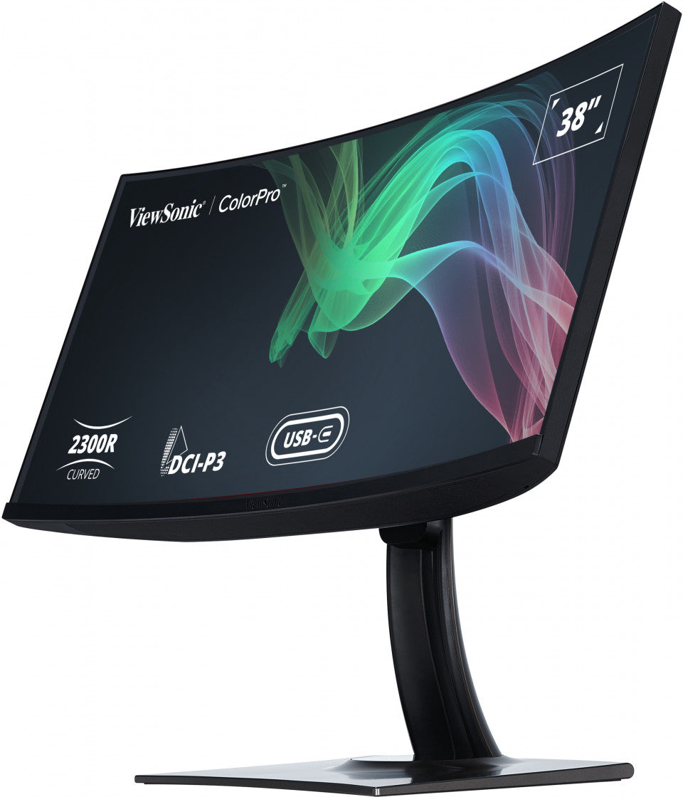 Viewsonic VP3881A écran plat de PC 96,5 cm (38") 3840 x 1600 pixels Quad HD+ LED Noir
