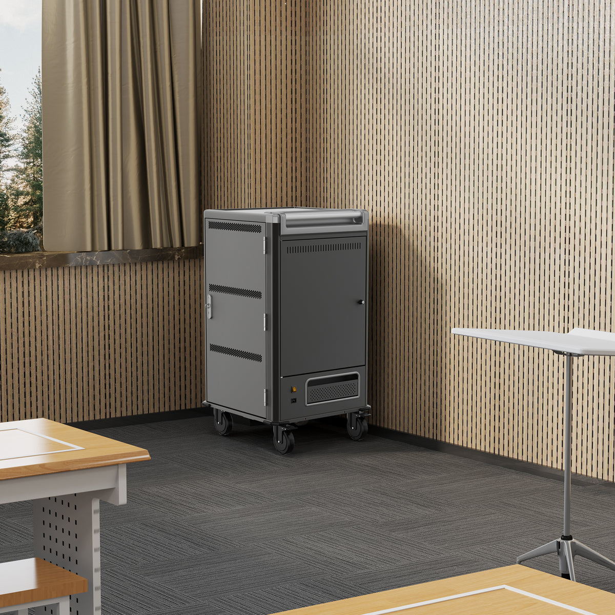 Ewent EW1700 chariot et rangement roulant Classe mobile de charge et de gestion Noir, Gris