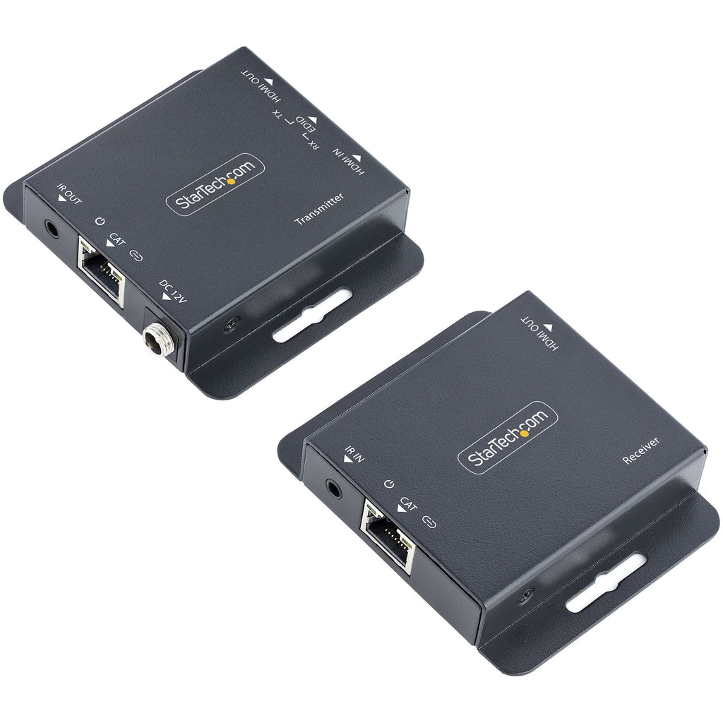StarTech.com Extendeur HDMI sur Ethernet RJ45 Cat6/Cat5, 4K 30Hz jusqu'à 39m ou 1080p jusqu'à 70m, Kit Émetteur et Récep