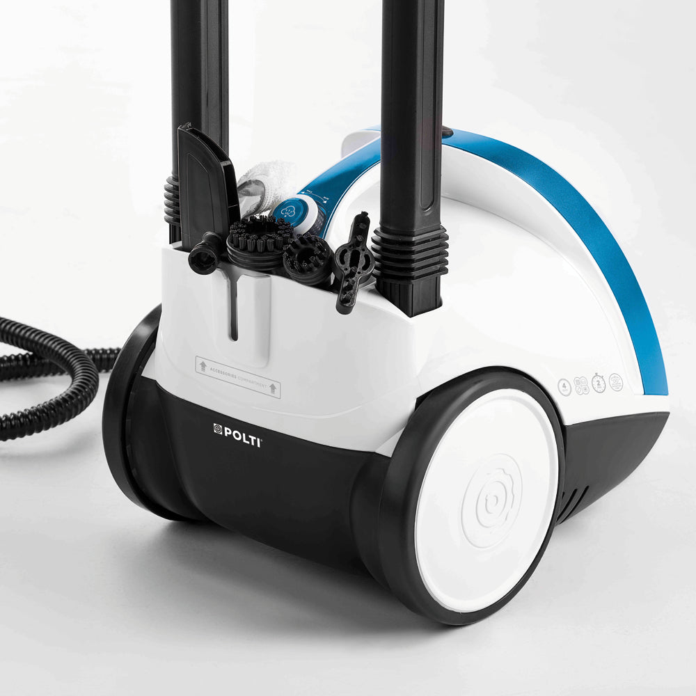 Polti Vaporetto Smart 100_B Nettoyeur vapeur traineau 1500 W Bleu, Blanc