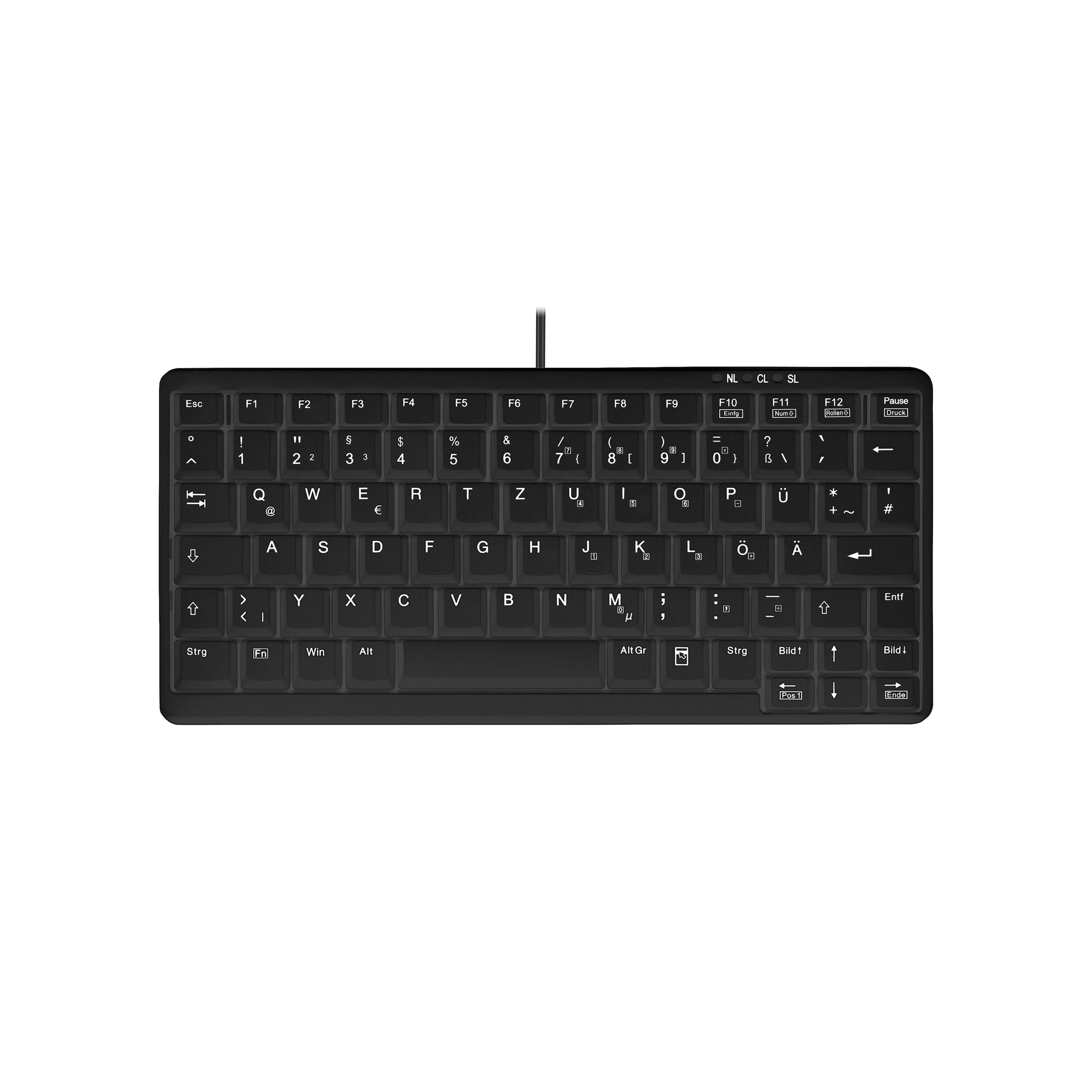 Contour Design Active Key AK-4100-U clavier Industriel USB Allemand Noir
