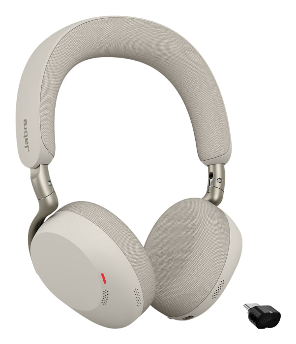 Jabra Evolve3 75 MS + Link 390c Casque Sans Fil Bluetooth USB Type-C, Gris