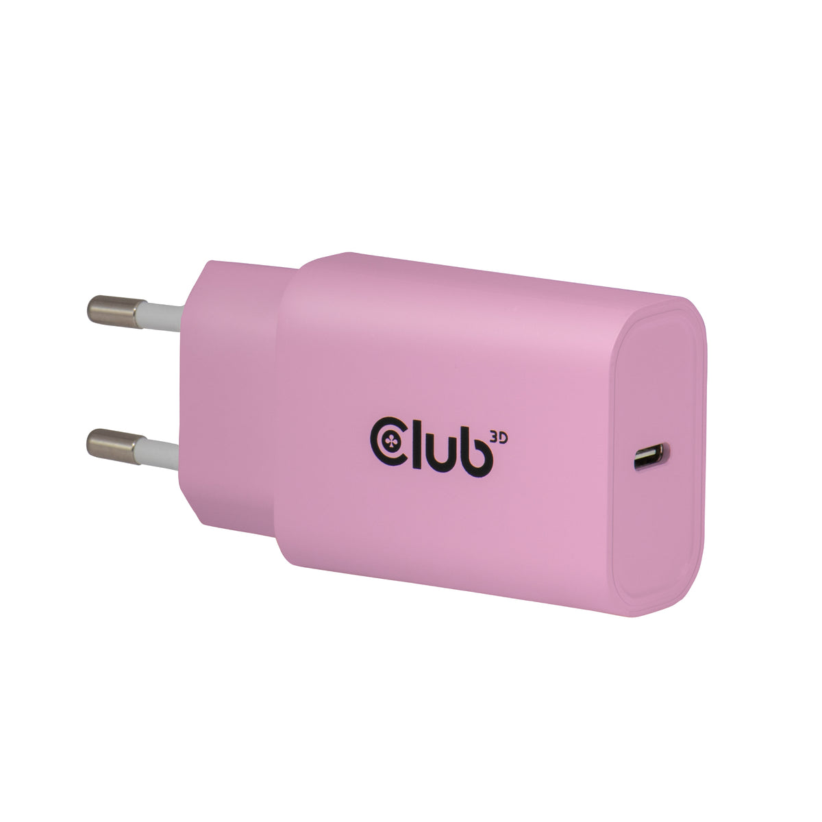 CLUB3D CAC-3021 Chargeur Secteur Universel pour Smartphone, Charge Rapide, USB-C, Rose